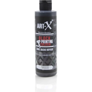 Art-X Su Bazlı Linol Baskı Boyası 240 cc Siyah