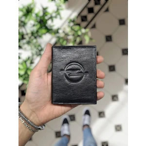 Visso Leather 1904 Opel  Logolu  Deri Araç Ruhsat Kılıfı Isme Özel Çanta Erkek Kadın Modeli