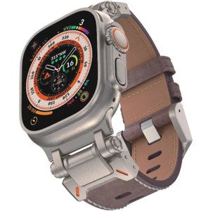 Apple Watch 42MM Zore KRD-114 Metal Başlıklı Silikon Kordon