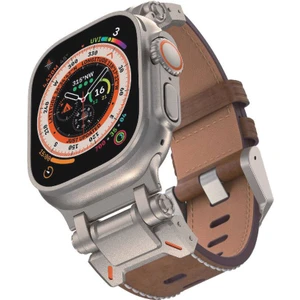 Apple Watch 7 45MM Zore KRD-114 Metal Başlıklı Silikon Kordon