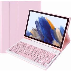 Samsung Galaxy Tab A9 Plus Rgb LED Işıklı Türkçe Karakterli Bluetooth Özellikli Kalemlikli Klavyeli Kılıf Sm - X210 - 16
