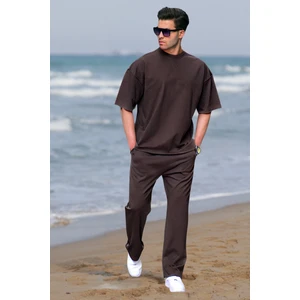 Erkek Kısa Kollu Oversize Eşofman Takımı