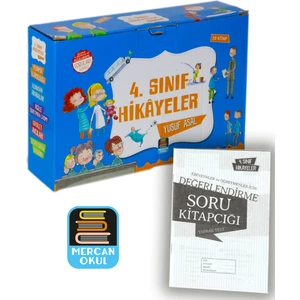 4. Sınıf Hikayeler Okuma Seti 10 Kitap - Soru Kitapçığı 2’li Set - Yusuf Asal