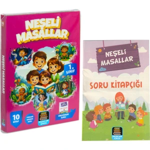 Neşeli Masallar 10 Kitap - Soru Kitapçığı 2’li Set