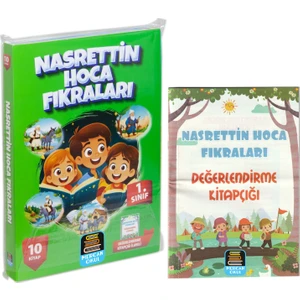 Nasrettin Hoca Fıkraları 10 Kitap - Değerlendirme Kitapçığı 2'li Set