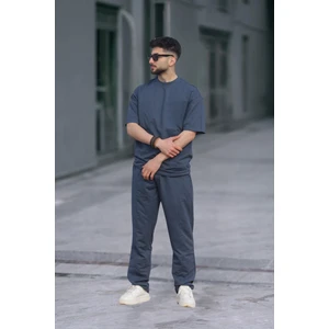 Erkek Bol Kesim Yazlık T-Shirt Eşofman Takımı