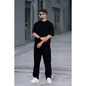 Erkek Bol Kesim Yazlık T-Shirt Eşofman Takımı
