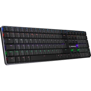 Granıte Pro Siyah/gri Low Profile Red Swıtch Q Rainbow Mekanik Gaming Oyuncu Klavye