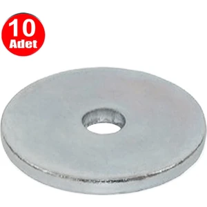 Alet Çantam 55MM Büyük Kalın Demir Pul Galvanizli Şase Vida Civata Pulu -10 Adet