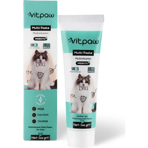 Multi Paste 100 Gr.(KEDİLER İÇİN BAĞIŞIKLIK GÜCLENDİRİCİ VE TÜY YUMAĞI ÖNLEYİCİ MULTİVİTAMİN) Kedi Vitamin