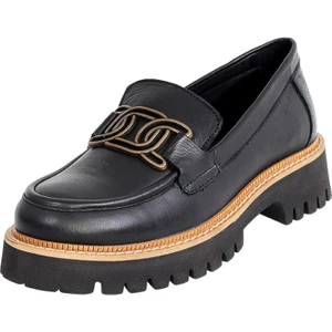 D24YA-3165 Kadın Deri Loafer Ayakkabı