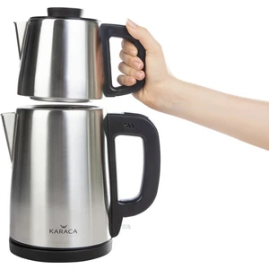 Aile Boyu Kapasite Paslanmaz Çelik Su Isıtıcı ve Çay Makinesi 1650W