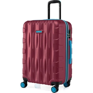 Büyük Boy Valiz 4x2 Teker Bordo 1167