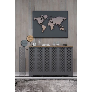 Endless Shopping Bgx Modern Petek Onu Dresuar Kaplama 116CM Cok Amacli Dolaplar Ahsap Mobilya Kalorifer Petek Onu