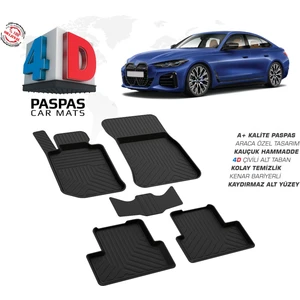 Bmw I4 Serisi 2021 ve Üzeri 4d Havuzlu Paspas