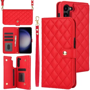 Bdt Shop Samsung Galaxy Case 5g Crossbody Tarzı 5 Kart Yuvaları ile Premium (Yurt Dışından)