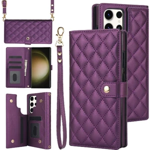 Bdt Shop Samsung Galaxy S23 Ultra Standı Fonksiyonu ile Crossbody Tarzı 5 (Yurt Dışından)