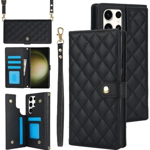 Bdt Shop Samsung Galaxy S23 Ultra Standı Fonksiyonu ile Crossbody Tarzı 5 (Yurt Dışından)