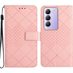 Bdt Shop Vivo V30 Lite Için Flip Case El Kayışı Elmas ile 5g Cüzdan Pu Deri (Yurt Dışından)