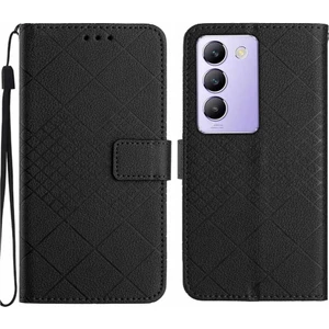 Bdt Shop Vivo V30 Lite Için Flip Case El Kayışı Elmas ile 5g Cüzdan Pu Deri (Yurt Dışından)