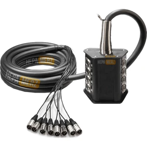 Hepa Merz Stage-8C-20M 8 Kanal 20 Metre Multicore Kablolu Hazır Stage Box