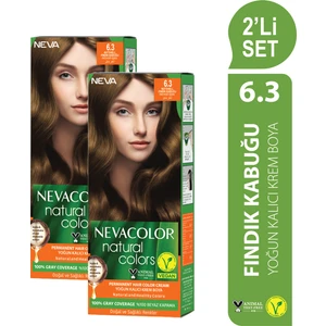 Nc Natural Colors 2'Li Set  6.3 Fındık Kabuğu Kalıcı Krem Saç Boyası Seti