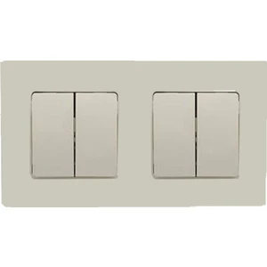 Salbei Bej (Krem) 2'li Set Komütatör + Komütatör