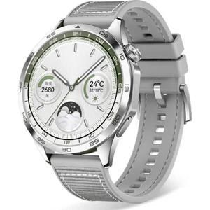 Huawei Watch 3 GT GT2 GT2e GT3 GT4 GT5 Pro SE Elite 46mm Kordon Lansman Kumaş Dikişli Silikon 102