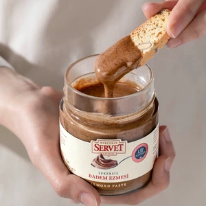 Servet Şeker İlavesiz %100 Badem Ezmesi 200 gr