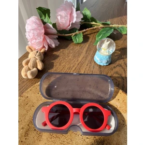 Jolly Kids Uv 400 Korumalı Erkek Kız Bebek-Çocuk Güneş Gözlüğü Kutulu Kemik Iskandinav Model