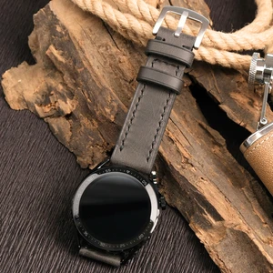 Hakiki Deri Kordon Siyah ( 22MM ) Omega Nacar Seiko Tudor Citizen Lacoste Casio Fossil Calvin Klein Armani Tissot Klasik Saat Kordonu Deri Kayış Siyah