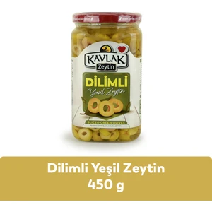 Kavlak Zeytin 450 gr Yeşil Dilimli Zeytin