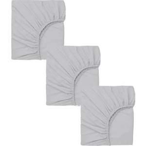 3 Adet 50 x 90 x 10 cm Anne Yanı Lastikli Penye Kumaş Bebek Çarşafı