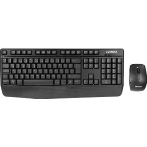 KM-973 Siyah Kablosuz Q Klavye + Mouse Set