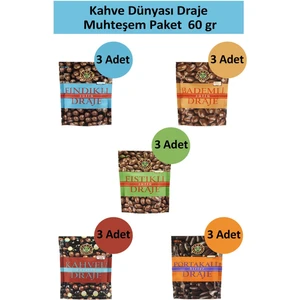 Kahve Dünyası Draje Muhteşem Paket 60 gr x 15 Adet