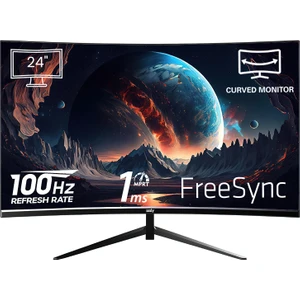 2456 24" 100Hz 1ms (HDMI+VGA) Full HD Curved Monitör