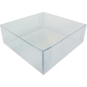Mas Mutfak Şeffaf Asetat Kutu 10X10X3 cm 10 Adet