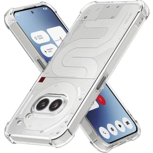 Nothing Phone 2A Için Şeffaf Yumuşak Silikon Tpu Köşe Korumalı Bumper Telefon Kılıfı (Yurt Dışından)