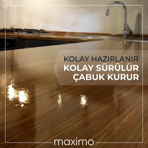 Maximo Sıvı Cam Vernikten 4 Kat Daha Koruyucu -Parlak 0,5 LT