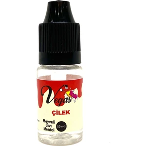 Vegas Aroma Mentol Topu & İçecek Aroması - Çilek 10 ml 335 Damla