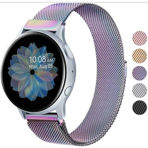 Honor Watch Gs Pro Uyumlu Mıknatıslı Örgü Metal Hasır Kordon 22MM