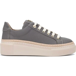 Tamer Tanca Kadın Hakiki Deri Koyu Gri Sneakers & Spor Ayakkabı 937 5022-09 Bn Ayk Y23 K.grı Fltr