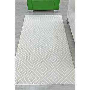 Polaris Halı Delüx Üstün Kalite Kaymaz Taban Yolluk Halı Beyaz