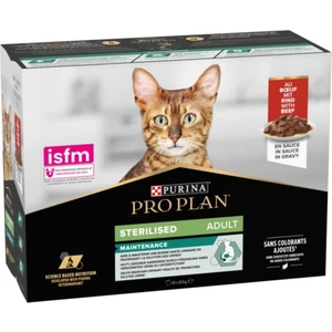 Pro Plan Pouch Sos Içinde Sığır Etli Kısırlaştırılmış Kedi Konservesi 85GR (10'lu)