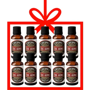 Sek Aroma Red Malt Hazır Karışım Viski Kiti - Red Malt Viski Aroması 10 Adet 50ml Avantaj Paketi+Test Kiti