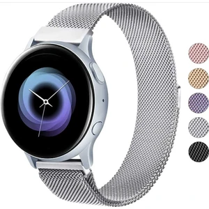 Xiaomi Mi Watch Uyumlu Mıknatıslı Örgü Metal Hasır Kordon 22MM