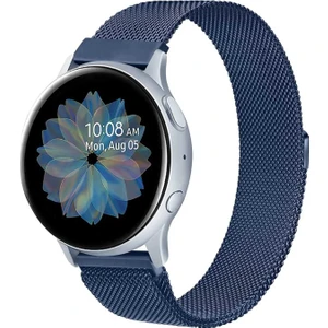 Huawei  Watch Gt2 Gt3 42MM Uyumlu Mıknatıslı Örgü Metal Hasır Kordon