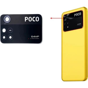 Poco M4 Pro 4g Arka Kamera Camı Lens Yapışkanlı