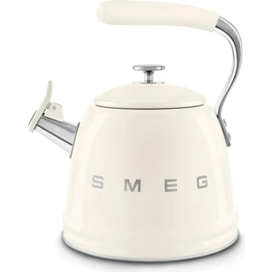 50's Style Krem Set Üstü Düdüklü Kettle 2.3 Lt