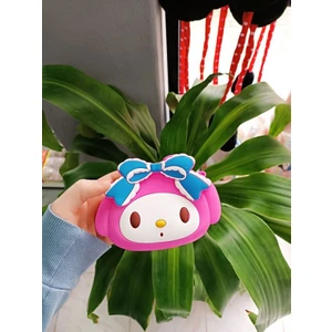 EyER Shoping My Melody Figürlü Cüzdan Boy Silikon Çanta